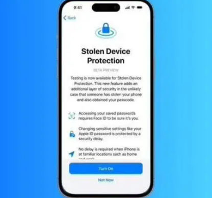宿豫苹果授权维修店分享被盗设备保护功能开启方法