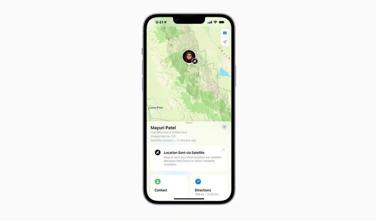 宿豫苹果14维修分享iPhone14系列中 FindMy功能通过卫星分享位置方法教程 