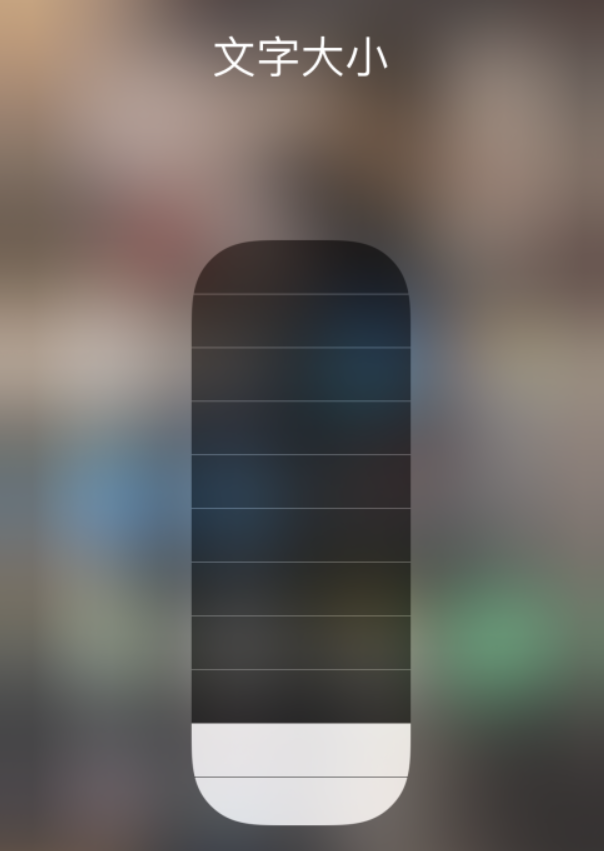 宿豫苹果手机维修分享小技巧：在 iPhone 控制中心快速调节字体大小 